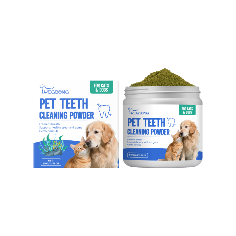 Yegbong Cat And Dog Teeth Cleaning Powder Cleans Tartar And Yellow Teeth, Freshens Breath, And Takes Care Of Your Pet's Oral Cavity