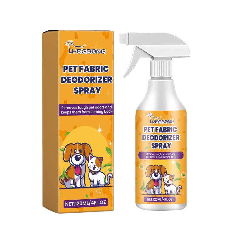 Yegbong Pet Fabric Deodorizer Spray, Fresh Air Clean Pet Odors Indoor Air Fresh Long-Lasting Deodorant